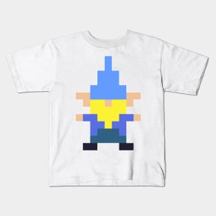 High Elf Gnome in Pixel Kids T-Shirt